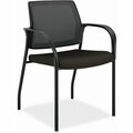 The Hon Co Stacking Chair, w/Glides, 25inx21-3/4inx33-1/2in, Espresso Seat HONIS108IMCU49